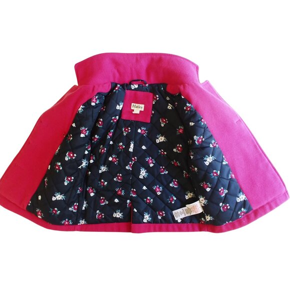 Hatley Pink Double-Breasted Coat Size 4T - Picture 10 of 13